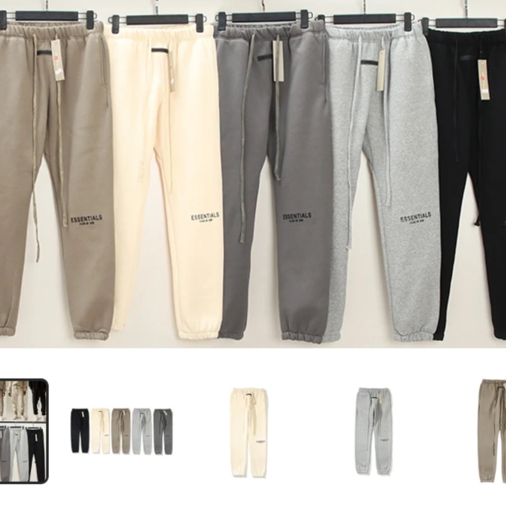FOG Fear Of God Essentials Casual Plush Sweattpants